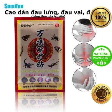 Cao Dán Đau Lưng và Đau Khớp - Công Thức Gia Truyền, Thoát Vị Đĩa Đệm, Thoái Hóa Khớp, Siêu Rẻ 77.782đ