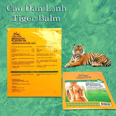 Cao Dán Đau Mỏi Tiger Balm DuyNisa Thailand - Giảm Đau Cơ, Thư Giãn Nhanh, 98k VND 6
