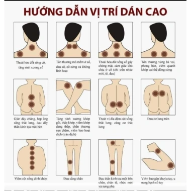 Cao dán Đông Y giảm đau thoát vị đĩa đệm, gai cột sống - Hộp 10 miếng Lương Y Dương Cường – Giá chỉ 130.000đ