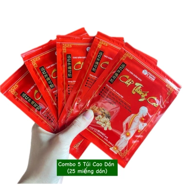 Cao dán giảm đau Chỉ Thống Cao 20 gói x 5 miếng - Giảm đau cổ, vai gáy, lưng hiệu quả, chỉ 125.000 VND 10
