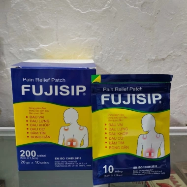 Cao dán giảm đau FUJISIP Pain Relief 10 gói 10 miếng dán nóng Giảm còn 72.000 VND 4