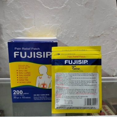 Cao dán giảm đau FUJISIP Pain Relief 10 gói 10 miếng dán nóng Giảm còn 72.000 VND 5