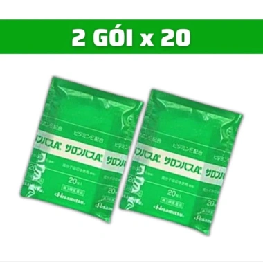 Cao dán giảm đau Salonpas Hisamitsu chuẩn Nhật – giảm nhanh các cơn đau cơ nhức, khớp, bong gân, bầm tím – chỉ 130.000₫ 10 Cao dán giảm đau Salonpas Hisamitsu chuẩn Nhật – giảm nhanh các cơn đau cơ nhức, khớp, bong gân, bầm tím – chỉ 130.000₫ 10