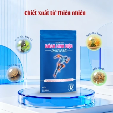 Cao Dán Giảm Đau Thảo Dược Bách Linh Diệu Santafa - Giảm Đau Nhanh, Không Kích Ứng Da, Túi 5 Miếng 49k 4 Cao Dán Giảm Đau Thảo Dược Bách Linh Diệu Santafa - Giảm Đau Nhanh, Không Kích Ứng Da, Túi 5 Miếng 49k 4