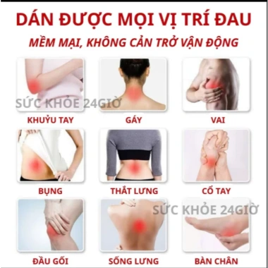 Cao dán gừng thảo dược giảm đau mỏi xương khớp, tê bì tay chân - 50 miếng 28.000đ 3