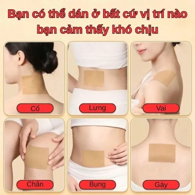 Cao dán gừng thảo dược giảm đau xương khớp, tê bì tay chân 1 túi 50 miếng, 15.000₫ 4