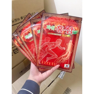 Cao dán Hồng Sâm Gold 20 miếng giảm đau nhanh - Korea Power Ginseng, ưu đãi 135k