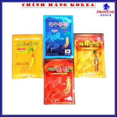 Cao dán hồng sâm Hàn Quốc chính hãng 20 miếng - Khanh Linh giảm đau chấn thương, hỗ trợ nhanh, giá 31.500₫