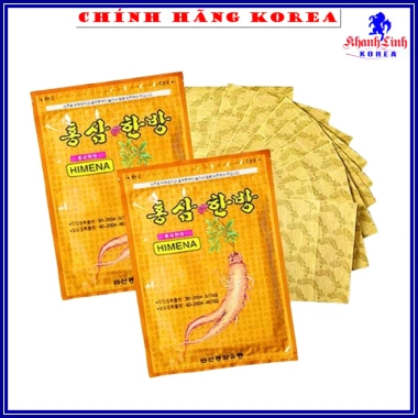 Cao dán hồng sâm Hàn Quốc chính hãng 20 miếng - Khanh Linh giảm đau chấn thương, hỗ trợ nhanh, giá 31.500₫
