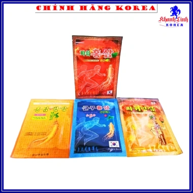 Cao dán hồng sâm Hàn Quốc chính hãng 20 miếng - Khanh Linh giảm đau chấn thương, hỗ trợ nhanh, giá 31.500₫