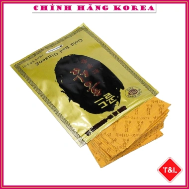 Cao Dán Hồng Sâm Hàn Quốc Gold Red Ginseng 20 miếng Đặc Biệt - Giá chỉ 37.5k 4