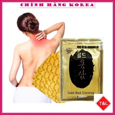 Cao Dán Hồng Sâm Hàn Quốc Gold Red Ginseng 20 miếng Đặc Biệt - Giá chỉ 37.5k 7