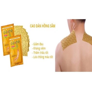 Cao Dán Hồng Sâm HIMENA Hàn Quốc Combo 10 gói 20 miếng - Giá ưu đãi 270.000 VND 3 Cao Dán Hồng Sâm HIMENA Hàn Quốc Combo 10 gói 20 miếng - Giá ưu đãi 270.000 VND 3