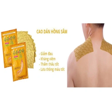 Cao Dán Hồng Sâm Himena Vàng Hàn Quốc 20 miếng - Sâm chính hãng, giảm giá còn 32.990 VND 8 Cao Dán Hồng Sâm Himena Vàng Hàn Quốc 20 miếng - Sâm chính hãng, giảm giá còn 32.990 VND 8