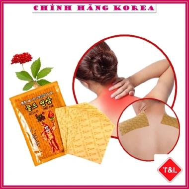 Cao Dán Hồng Sâm Insam Vàng 25 miếng - Giảm Đau Lưng, Cơ, Vai Gáy nhanh chóng 2