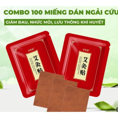 Cao Dán Ngải Cứu 50 Miếng - Giảm Đau Nhức Cơ Thể, Thư Giãn Nhanh, Giá 49.000 VND
