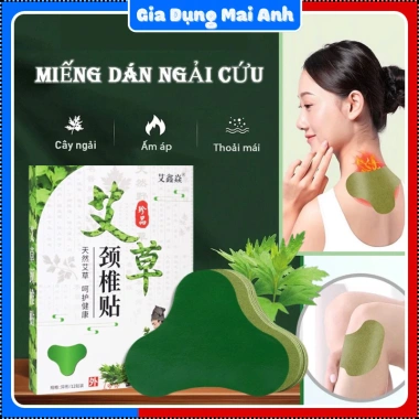 Cao dán ngải cứu giảm đau vai gáy, xương khớp, hộp 12 miếng chính hãng 12.900₫