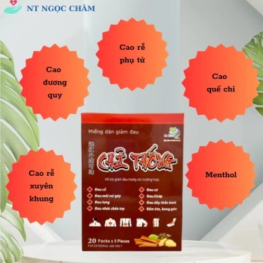 Cao Dán Nóng Chỉ Thống Đau Lưng Cổ Vai Gáy, Cơ Khớp - Gói 5 Miếng, Giá 19.600 VND 2 Cao Dán Nóng Chỉ Thống Đau Lưng Cổ Vai Gáy, Cơ Khớp - Gói 5 Miếng, Giá 19.600 VND 2