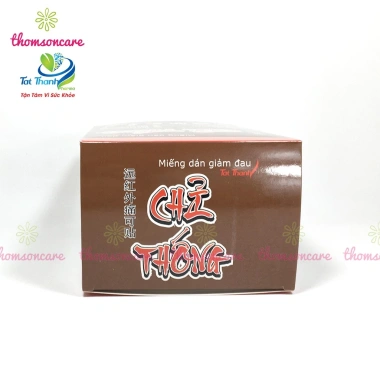 Cao dán nóng Chỉ thống giảm đau lưng, cổ vai gáy, nhức tay chân - Gói 5 miếng 25k