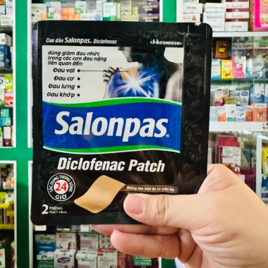 Cao dán Salonpas Diclofenac giảm đau cơ, lưng, khớp - Giá chỉ 55.000 đồng 2