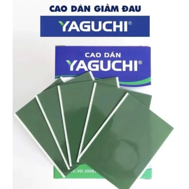 Cao dán thảo dược Yaguchi 1 gói 5 miếng - Giảm đau vai, lưng, khớp, cơ, giá chỉ 18.000 đồng