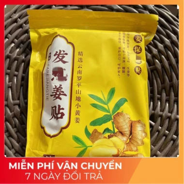 Cao dán xương khớp 50 miếng Tinh chất Gừng Thảo dược Đông y Túi Vàng - Giá chỉ 19.000 VND