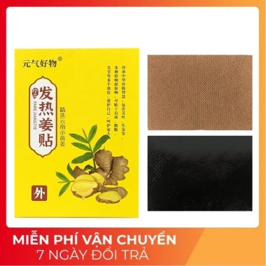 Cao dán xương khớp 50 miếng Tinh chất Gừng Thảo dược Đông y Túi Vàng - Giá chỉ 19.000 VND