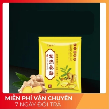 Cao dán xương khớp 50 miếng Tinh chất Gừng Thảo dược Đông y Túi Vàng - Giá chỉ 19.000 VND