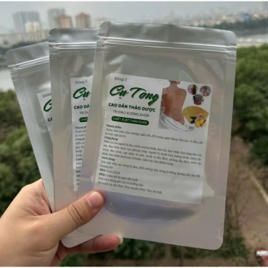 Cao Dán Xương Khớp Cụ Tòng 1 Gói 10 miếng - Thảo Dược Tự Nhiên, Giảm Đau Khớp, Giá 30.000 VND 3