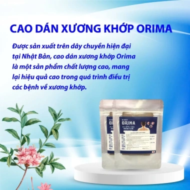 Cao dán xương khớp Orima giảm đau mỏi - Miếng dán thảo dược chính hãng 30k