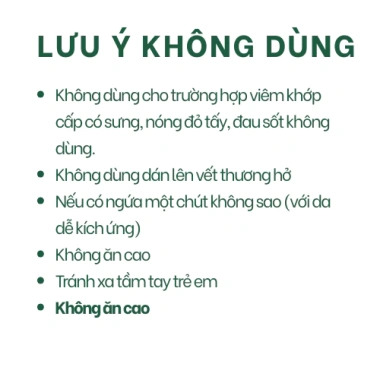 Cao Đắp Xương Khớp Bảo Tâm dán 1 miếng 3 ngày - Giảm đau khớp mãn tính, hiệu quả nhanh, chỉ 80.000₫