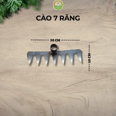 Cào đất 5 răng và 7 răng thép loại 1 độ bền cao, phù hợp làm ruộng vườn, giá ưu đãi 60.000 VND 8
