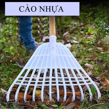 Cào đất, cào lá cây nhựa PP cao cấp – Dọn vườn trồng cây hoa 65.000 VND giảm từ 78.650 VND