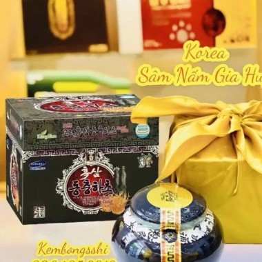 Cao Hắc Sâm Đông Trùng Hạ Thảo Bổ Phổi Cao Cấp Hàn Quốc 100% - Hũ 1kg Giá ưu đãi 1,059,000 VND