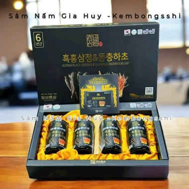 Cao Hắc Sâm Đông Trùng Hạ Thảo Cao Cấp DONGBO 100% Hàn Quốc - Giá ưu đãi 749.000₫ Mã 2.300