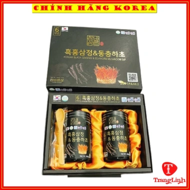 Cao hắc sâm đông trùng hạ thảo Hàn Quốc 4 lọ - Tăng đề kháng, phòng ung thư, giá ưu đãi 785.000 VND