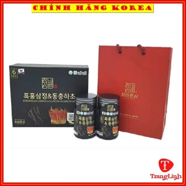 Cao hắc sâm đông trùng hạ thảo Hàn Quốc 4 lọ - Tăng đề kháng, phòng ung thư, giá ưu đãi 785.000 VND 7 Cao hắc sâm đông trùng hạ thảo Hàn Quốc 4 lọ - Tăng đề kháng, phòng ung thư, giá ưu đãi 785.000 VND 7