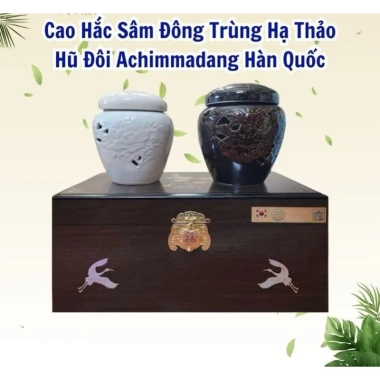 Cao Hắc Sâm Đông Trùng Hạ Thảo Hũ Đôi Achimmadang Hàn Quốc CHÍNH HÃNG Giá 1.850.000₫