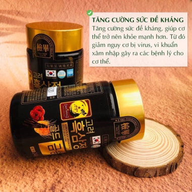 Cao hắc sâm Đông Trùng Hạ Thảo Linh Chi Hàn Quốc 240g x4 - 1.195.000