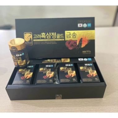 Cao Hắc sâm Linh Chi Đông Trùng Hạ Thảo Hàn Quốc 4 lọ - Bồi bổ sức khỏe, tăng đề kháng, giá 499.000 VND
