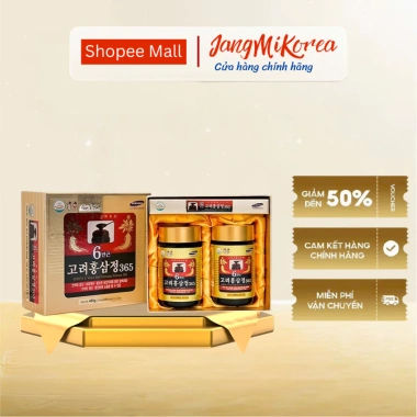 Cao Hồng Sâm 365 Daedong Hàn Quốc 2 Lọ 240g Cường Sức Khỏe, Miễn Dịch - 650k