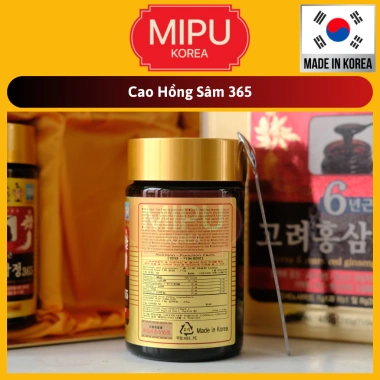 Cao Hồng Sâm 365 Hàn Quốc 2 lọ/4 lọ 240g - Giảm tới 275.000đ, sức khỏe tối ưu