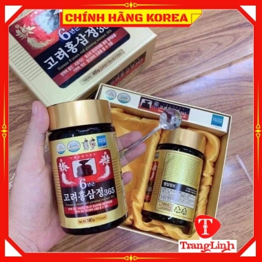 Cao hồng sâm 365 Hàn Quốc hộp 4 lọ - Cao sâm chính hãng, tăng sức đề kháng, giảm 20%