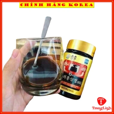 Cao hồng sâm 365 Hàn Quốc hộp 4 lọ - Cao sâm chính hãng, tăng sức đề kháng, giảm 20%