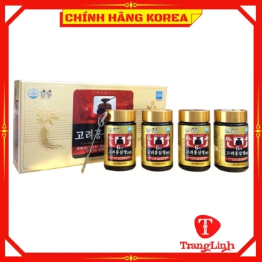 Cao hồng sâm 365 Hàn Quốc hộp 4 lọ - Cao sâm chính hãng, tăng sức đề kháng, giảm 20%