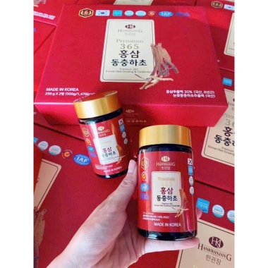 Cao Hồng Sâm Đông Trùng Hạ Thảo 365 Gold 6 Năm Tuổi Hàn Quốc - Giá 520k, Tăng Sức Đề Kháng