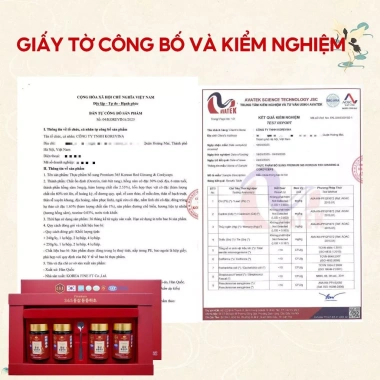 Cao Hồng Sâm Đông Trùng Hạ Thảo 365 Hàn Quốc - Giảm giá 520k 2 hoặc 4 lọ tăng sức đề kháng