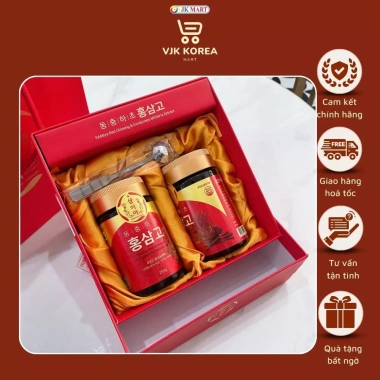 Cao Hồng Sâm Đông Trùng Hạ Thảo Linh Chi - Bồi bổ sức khỏe toàn diện, 2 lọ 240g (Hàn Quốc) 329.000₫