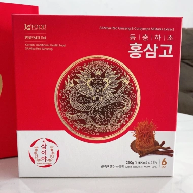 Cao Hồng Sâm Đông Trùng Hạ Thảo Linh Chi - Bồi bổ sức khỏe toàn diện, 2 lọ 240g (Hàn Quốc) 329.000₫ 5 Cao Hồng Sâm Đông Trùng Hạ Thảo Linh Chi - Bồi bổ sức khỏe toàn diện, 2 lọ 240g (Hàn Quốc) 329.000₫ 5