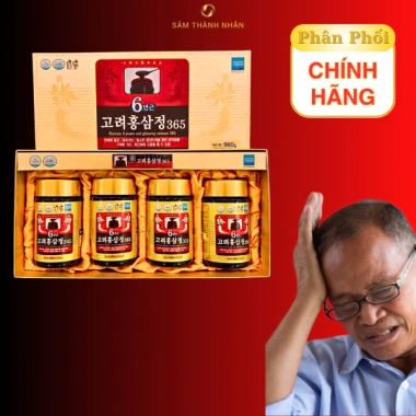 Cao Hồng Sâm Hàn Quốc 365 - Phục hồi sức khỏe sau bệnh, 4 lọ 240ml, giá ưu đãi 748.720₫